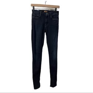 MOTHER High Waisted Looker Skinny Jeans Coffee Tea or Me Dark Wash Size 25